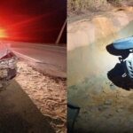 Motorista fica ferido após acidente entre veículos na BR 101 no Distrito de Itabatã em Mucuri