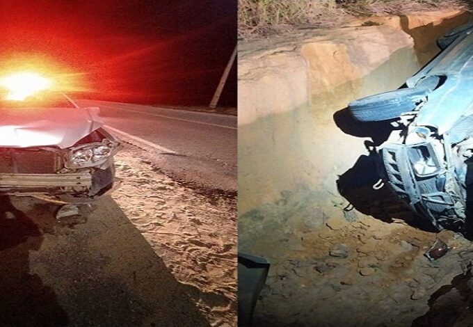 Motorista fica ferido após acidente entre veículos na BR 101 no Distrito de Itabatã em Mucuri