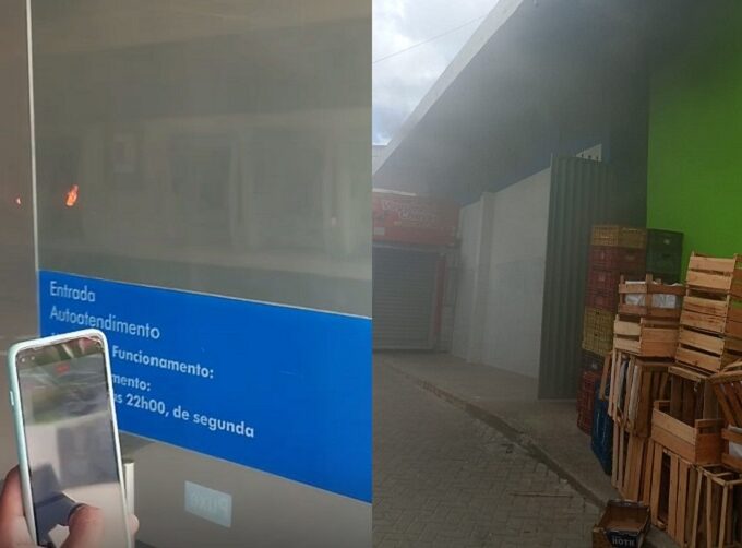 Homem ateia fogo em agência da Caixa após surto psicótico e causa transtorno em Itamaraju