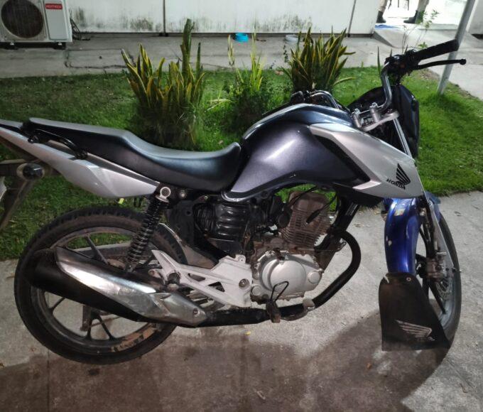 Motocicleta  adulterada é apreendida pela CAEMA em Cabrália