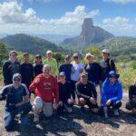 Montanhistas buscam aventura no monte Serra Grande, em Itamaraju 