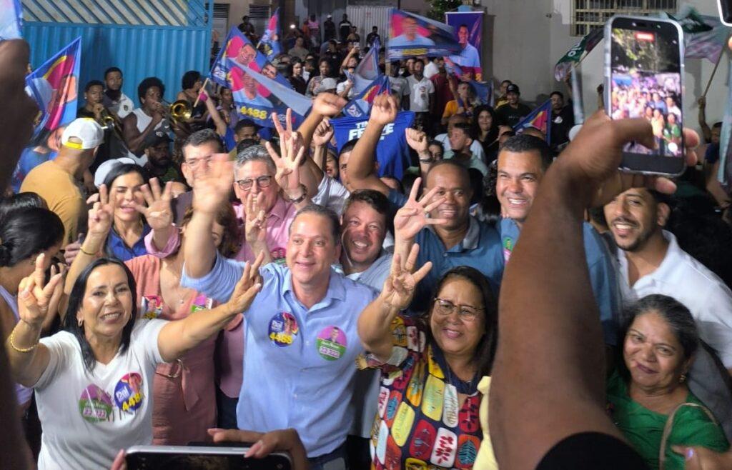 Recepção aos candidatos Dal Barreto e Jânio Natal Jr movimentam a politica em Itamaraju